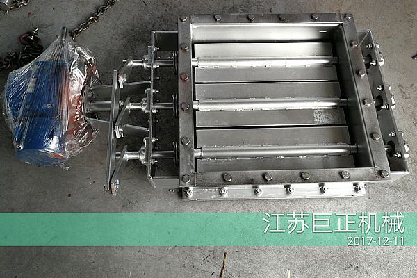 方形擋板門（寬5m）完美下線，入庫前一覽